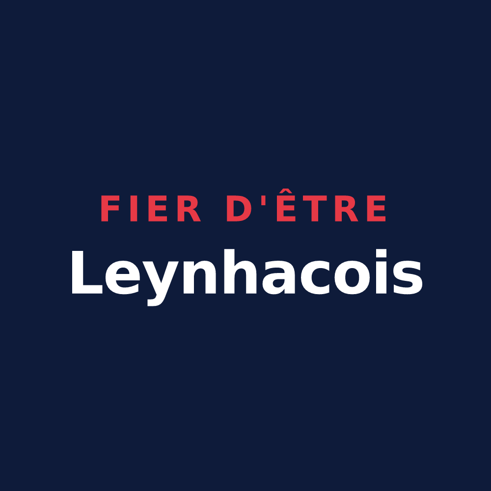 T-shirt « Fier d'être Leynhacois » — design pour Leynhac