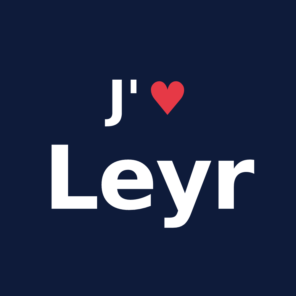 T-shirt personnalisé Leyr — design J'aime Leyr