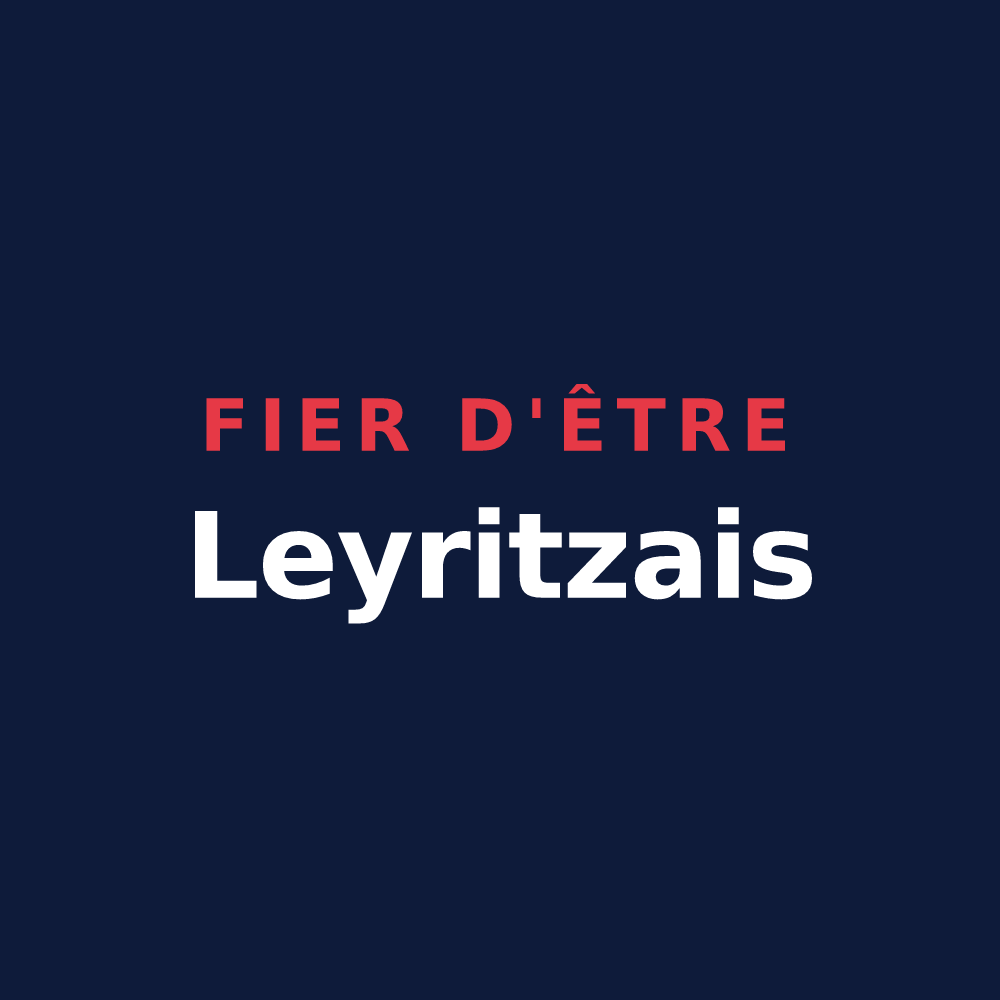 T-shirt « Fier d'être Leyritzais » — design pour Leyritz-Moncassin