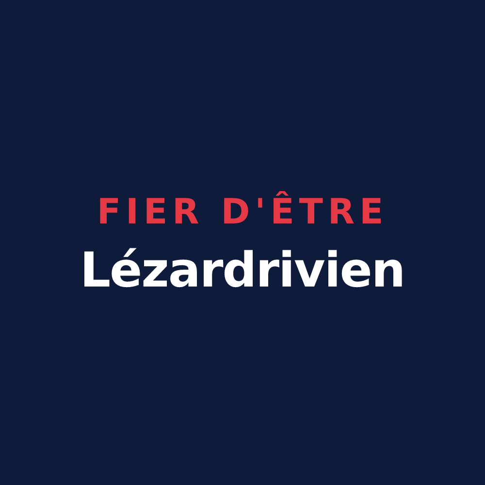 T-shirt « Fier d'être Lézardrivien » — design pour Lézardrieux