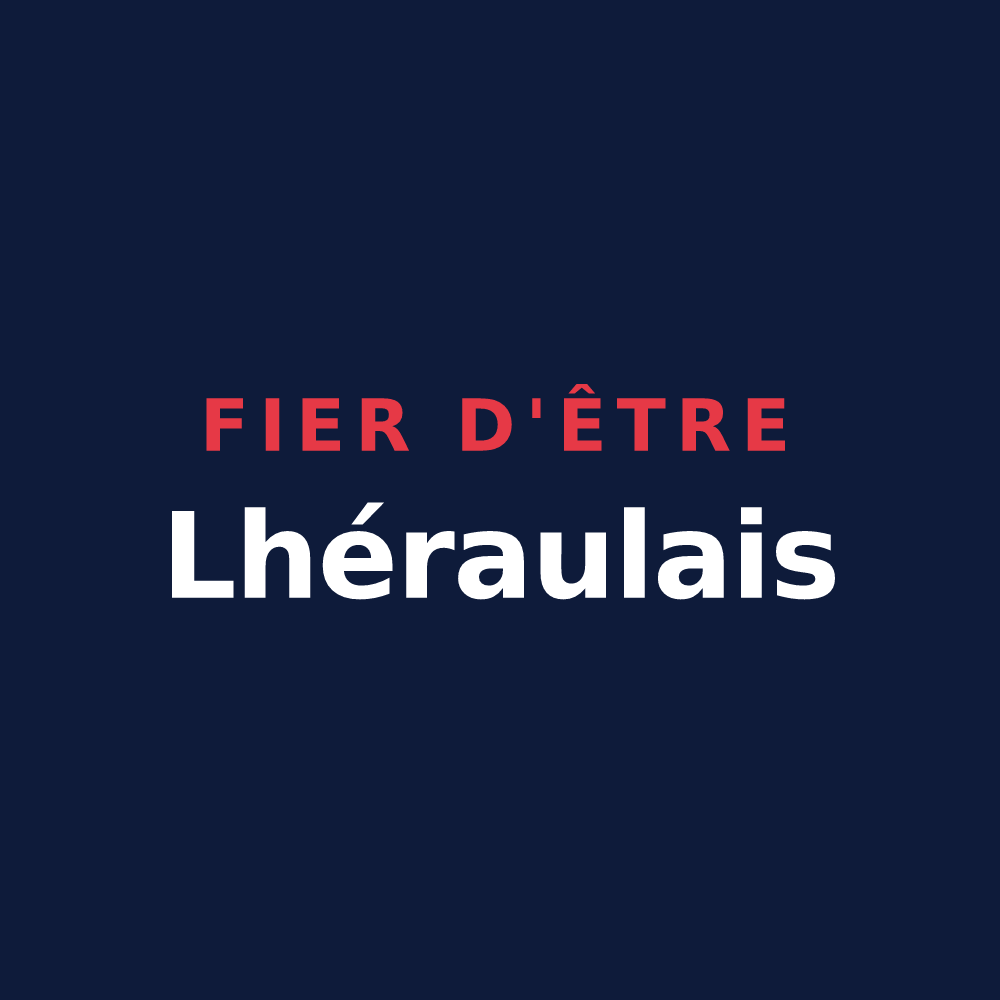 T-shirt « Fier d'être Lhéraulais » — design pour Lhéraule