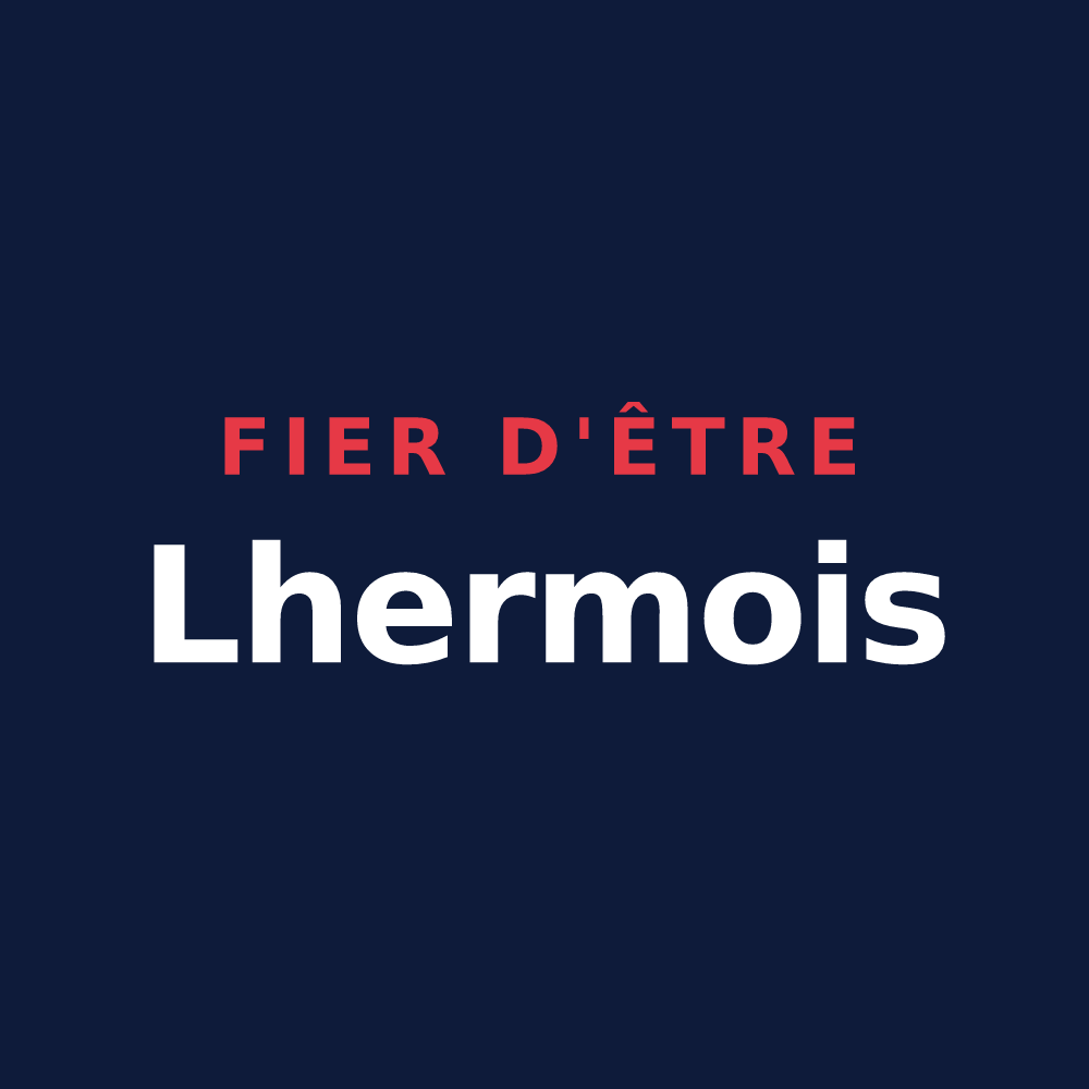 T-shirt « Fier d'être Lhermois » — design pour Lherm