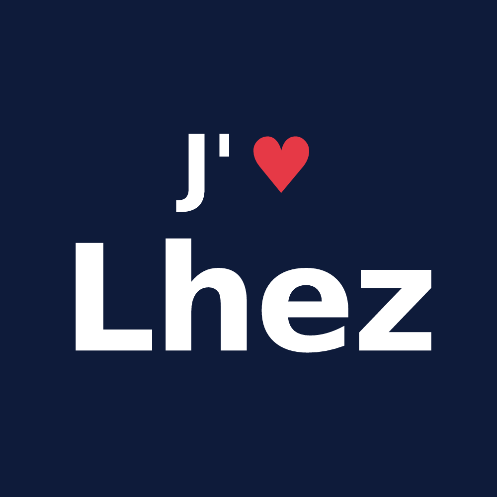 T-shirt personnalisé Lhez — design J'aime Lhez