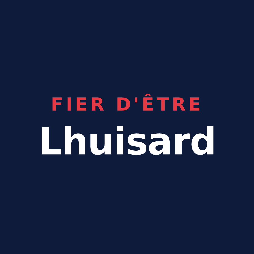 T-shirt « Fier d'être Lhuisard » — design pour Lhuis