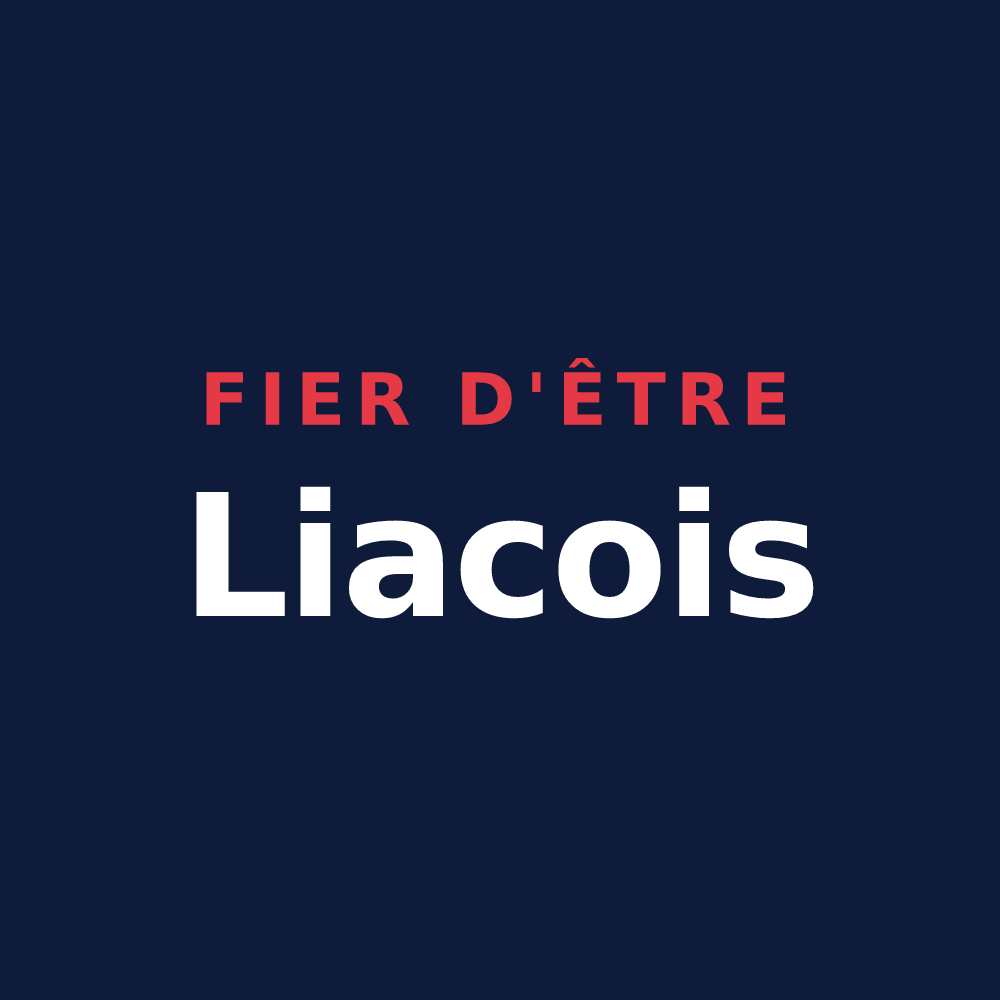 T-shirt « Fier d'être Liacois » — design pour Liac