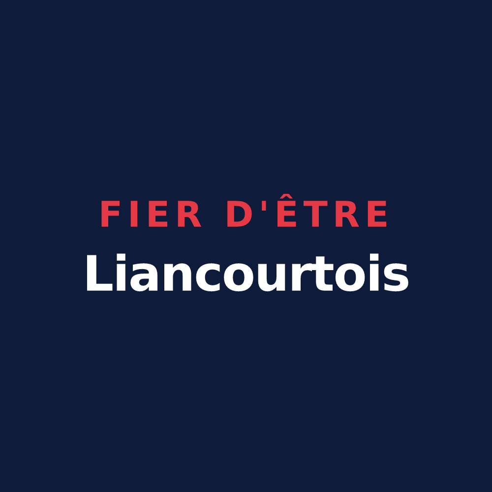 T-shirt « Fier d'être Liancourtois » — design pour Liancourt