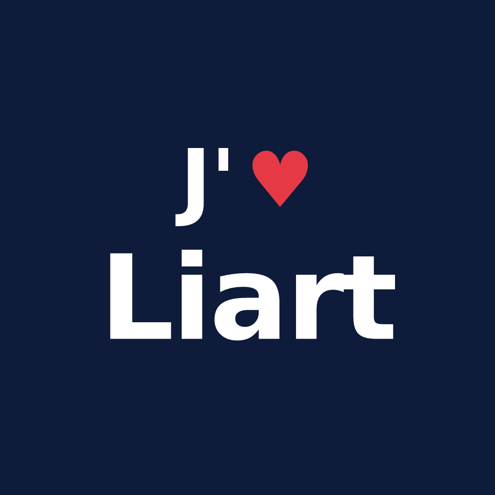 T-shirt personnalisé Liart — design J'aime Liart