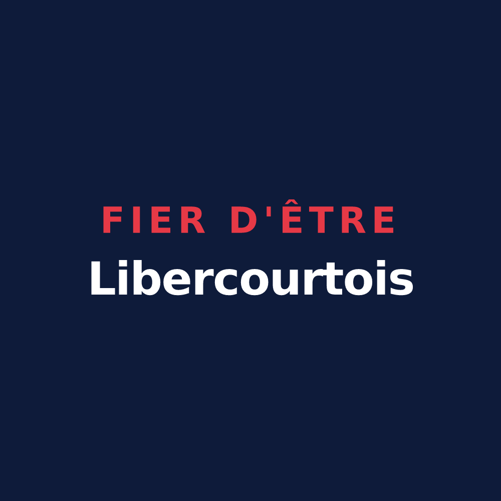T-shirt « Fier d'être Libercourtois » — design pour Libercourt