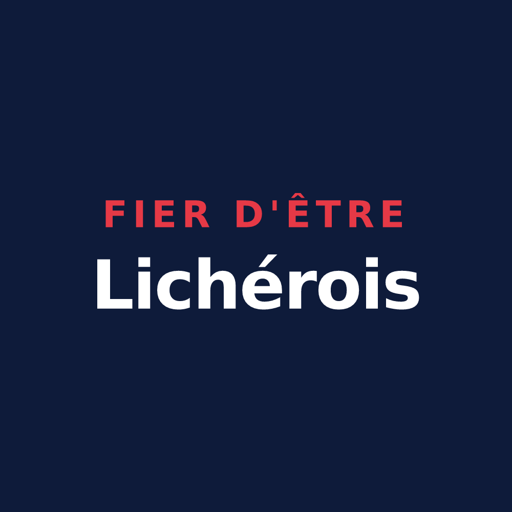 T-shirt « Fier d'être Lichérois » — design pour Lichères-sur-Yonne