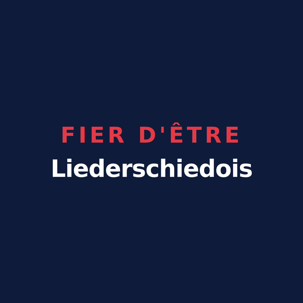 T-shirt « Fier d'être Liederschiedois » — design pour Liederschiedt
