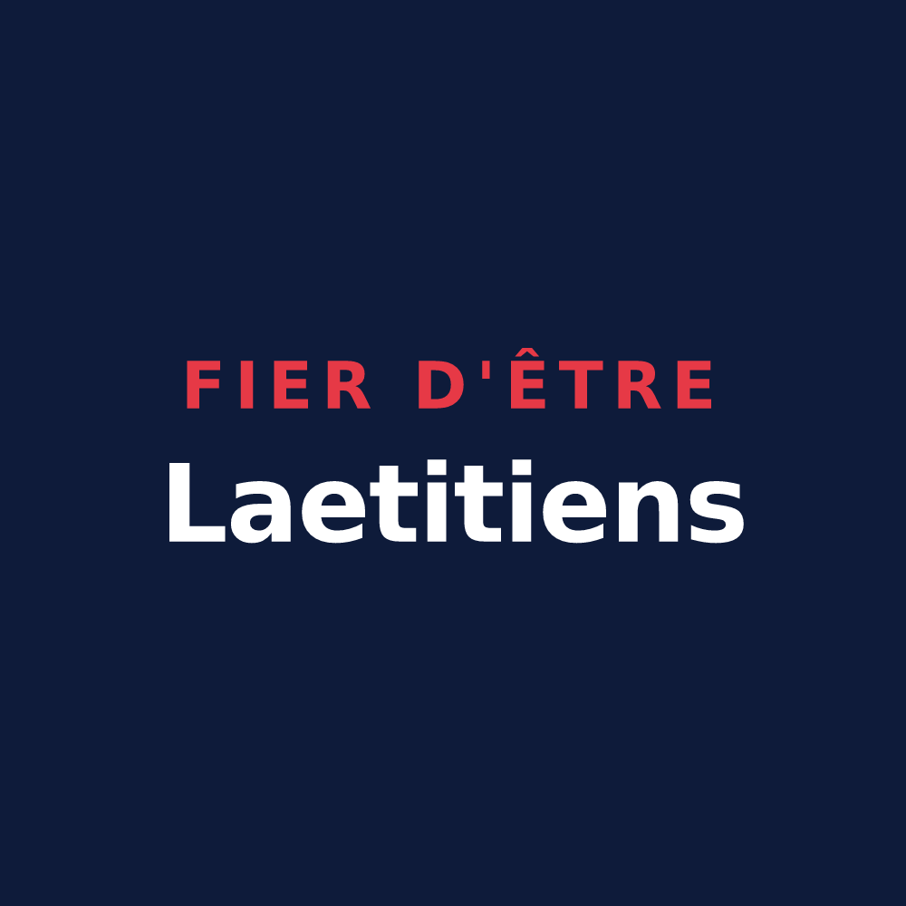 T-shirt « Fier d'être Laetitiens » — design pour Liessies