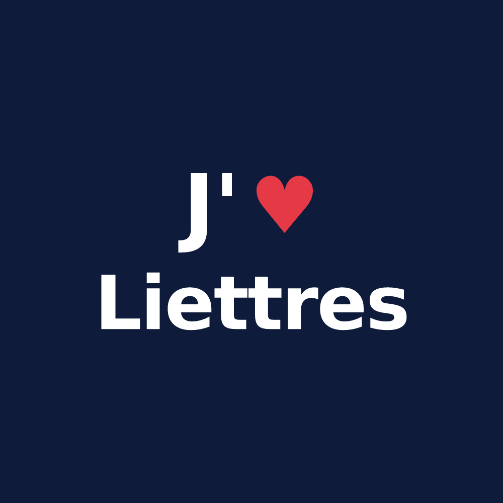 T-shirt personnalisé Liettres — design J'aime Liettres