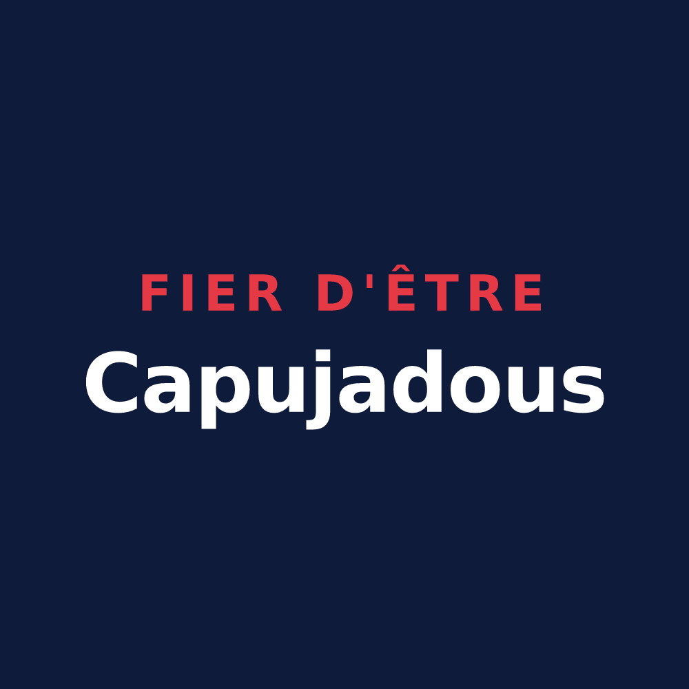 T-shirt « Fier d'être Capujadous » — design pour Lieutadès