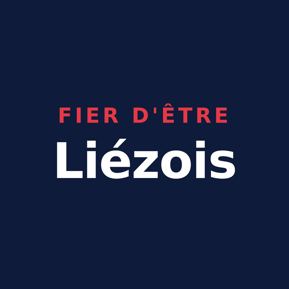 T-shirt « Fier d'être Liézois » — design pour Liez