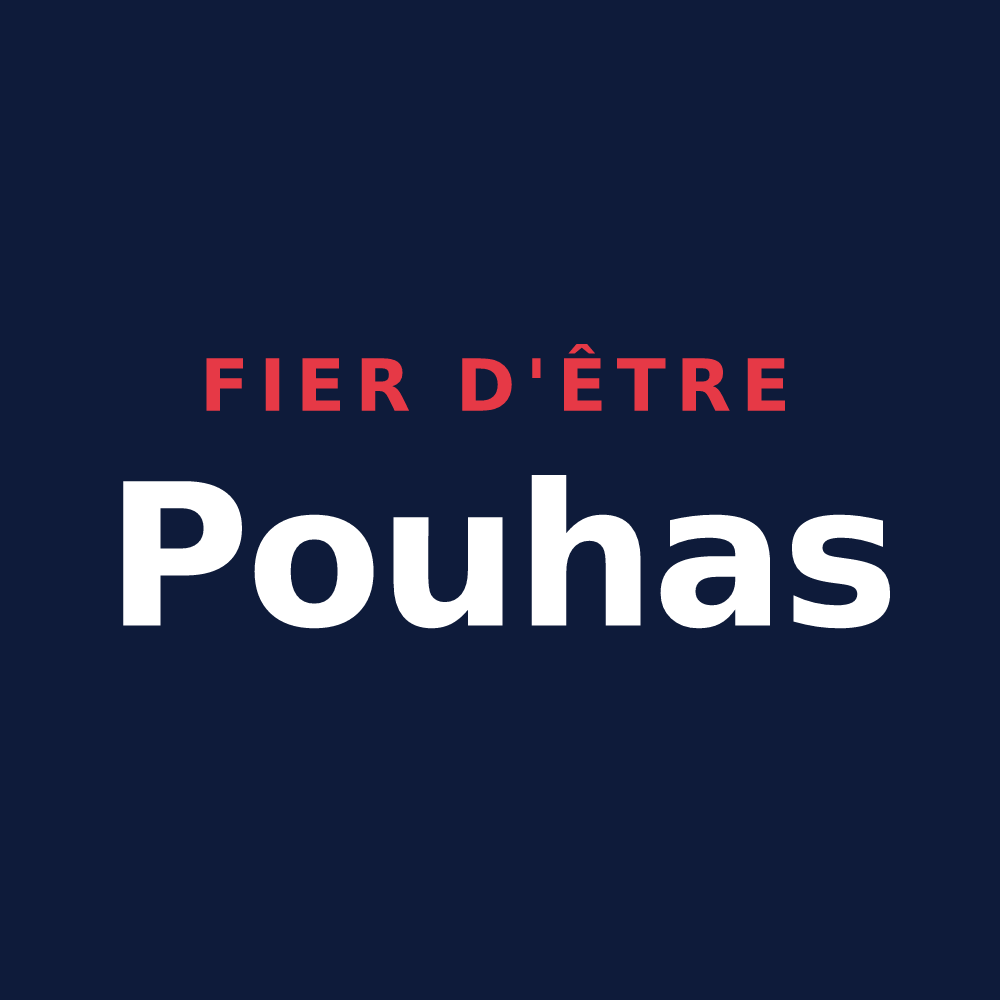 T-shirt « Fier d'être Pouhas » — design pour Liézey