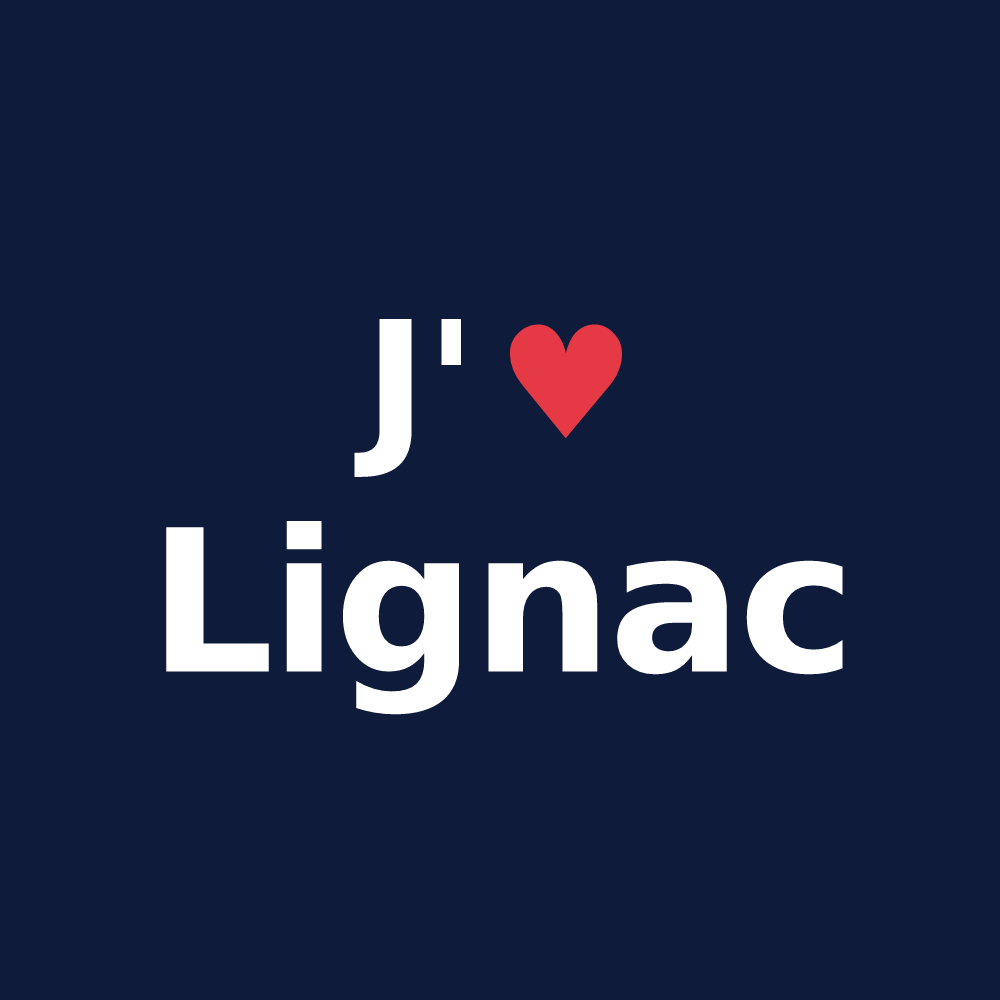 T-shirt personnalisé Lignac — design J'aime Lignac