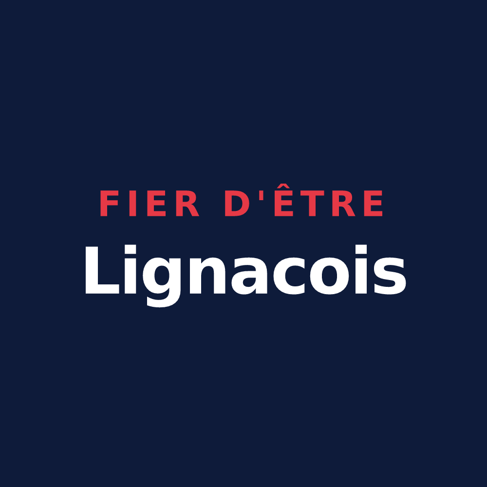 T-shirt « Fier d'être Lignacois » — design pour Lignac