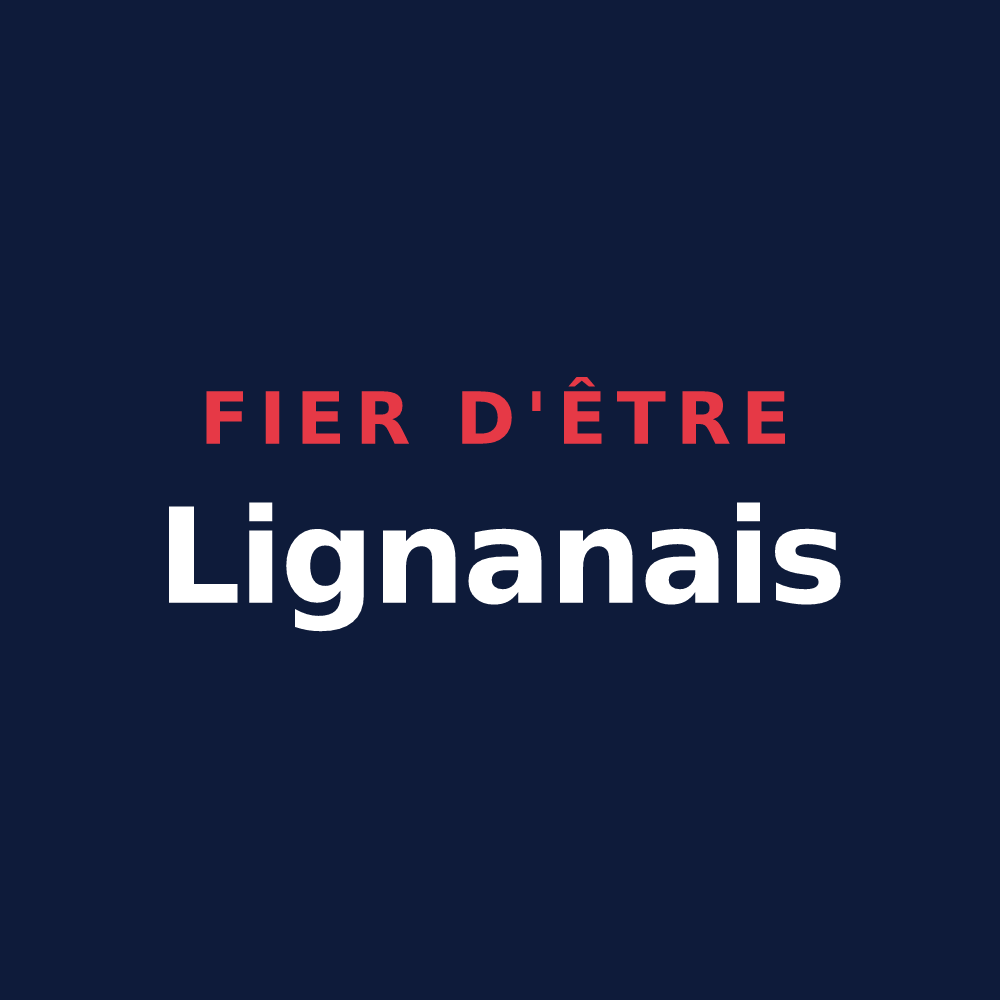 T-shirt « Fier d'être Lignanais » — design pour Lignan-de-Bordeaux