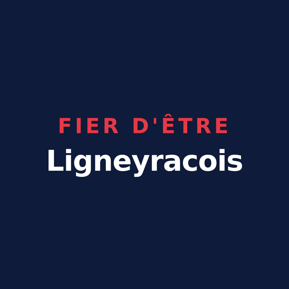 T-shirt « Fier d'être Ligneyracois » — design pour Ligneyrac