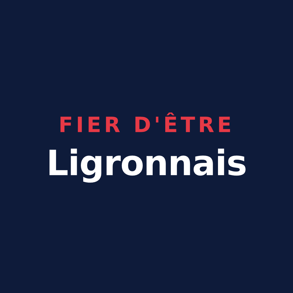 T-shirt « Fier d'être Ligronnais » — design pour Ligron