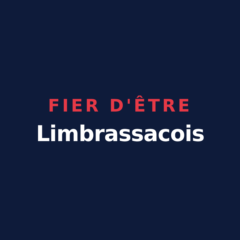 T-shirt « Fier d'être Limbrassacois » — design pour Limbrassac
