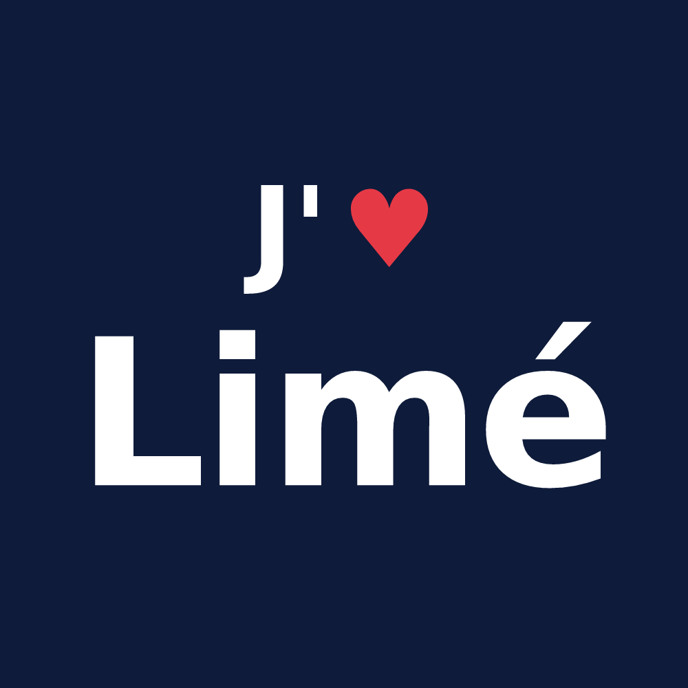 T-shirt personnalisé Limé — design J'aime Limé