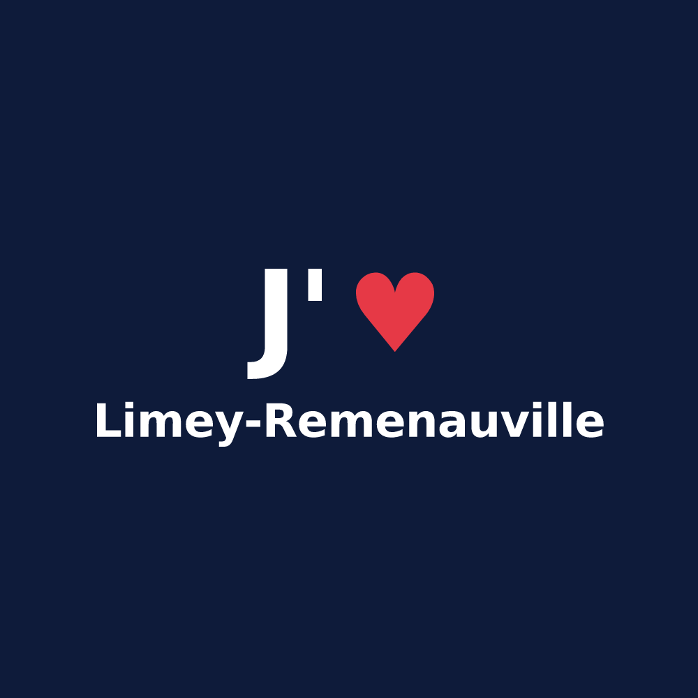 T-shirt personnalisé Limey-Remenauville — design J'aime Limey-Remenauville