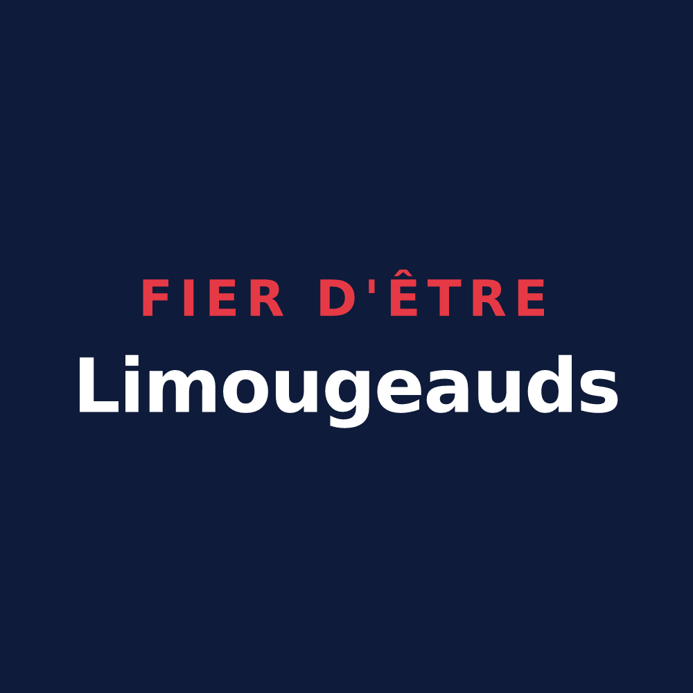 T-shirt « Fier d'être Limougeauds » — design pour Limoges