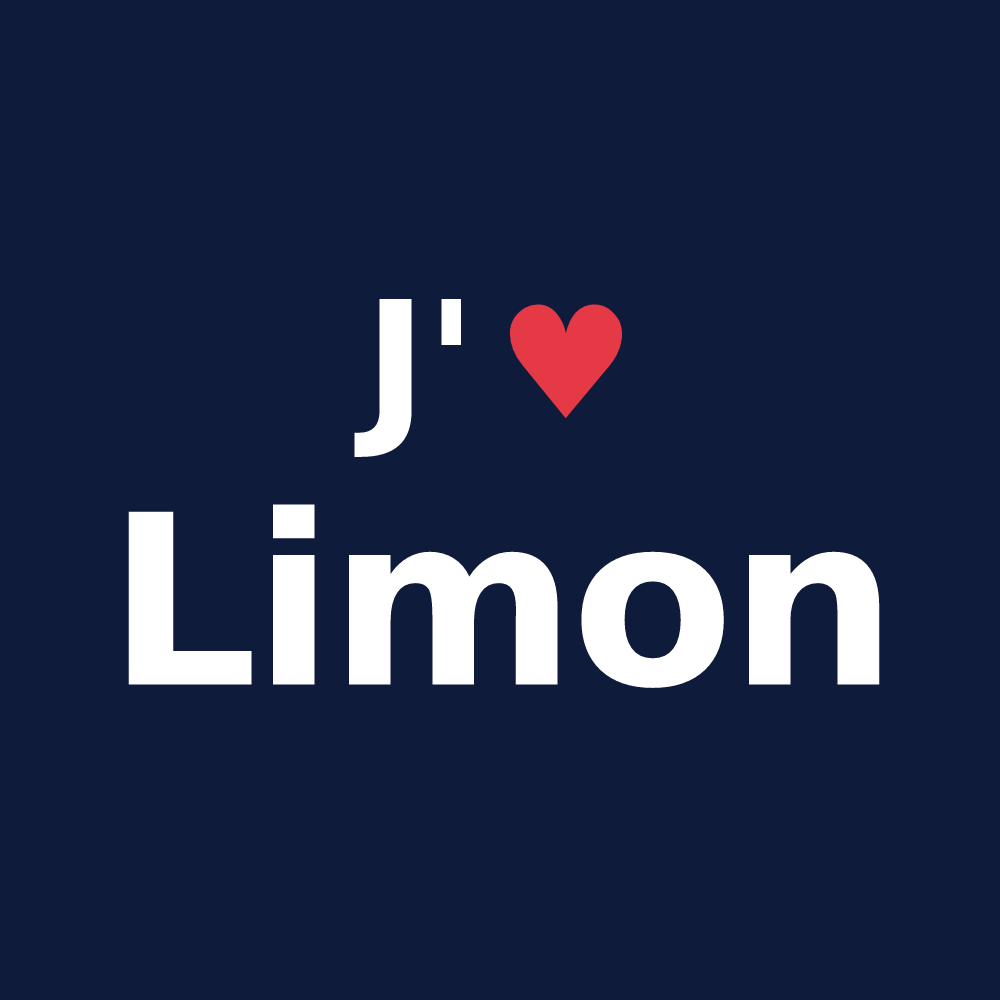 T-shirt personnalisé Limon — design J'aime Limon