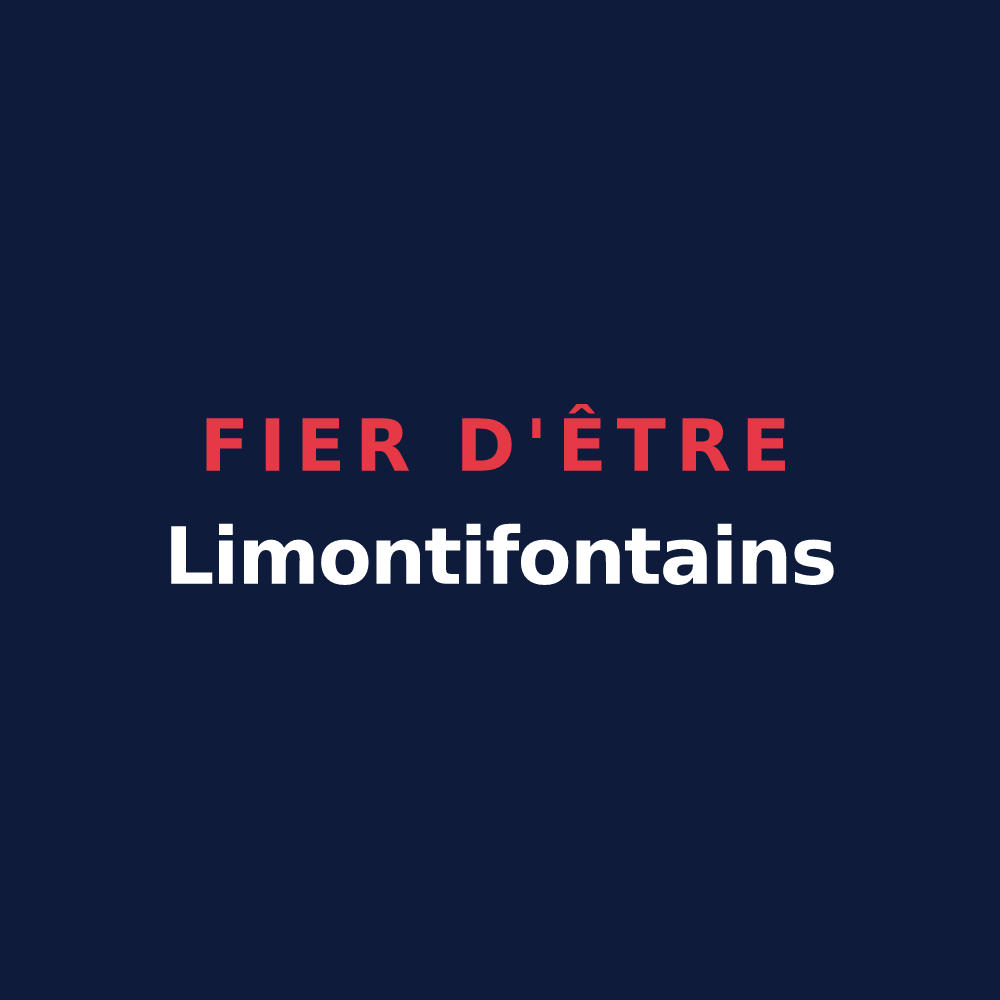 T-shirt « Fier d'être Limontifontains » — design pour Limont-Fontaine