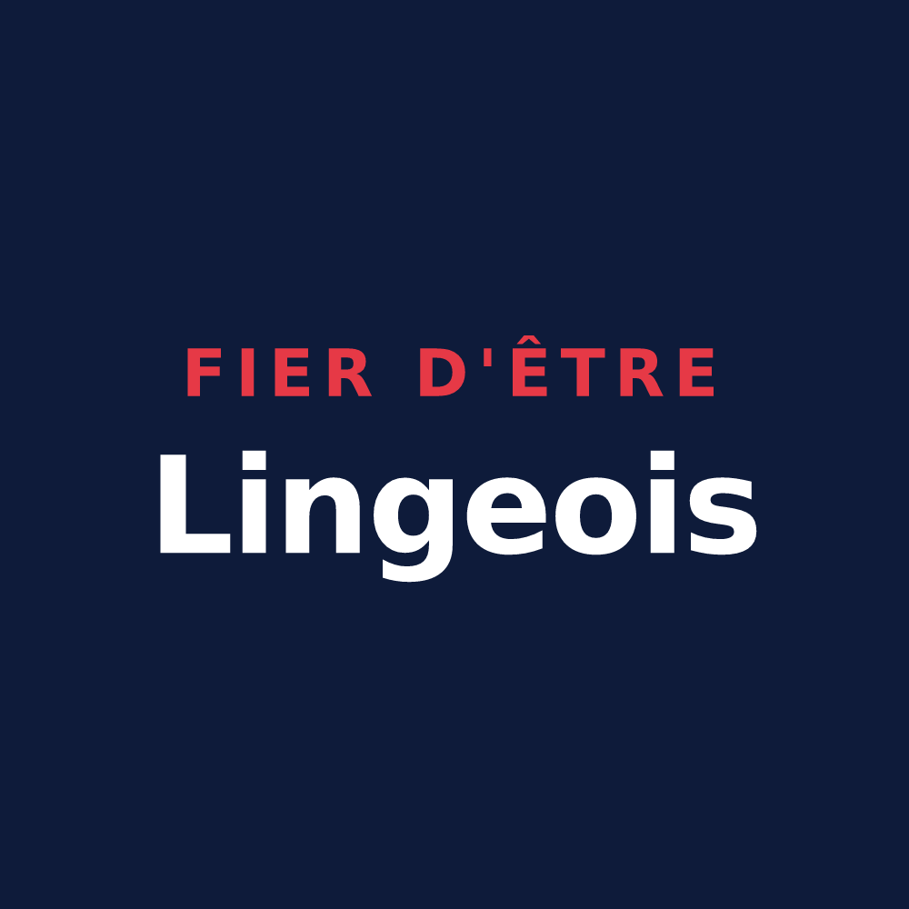 T-shirt « Fier d'être Lingeois » — design pour Lingé