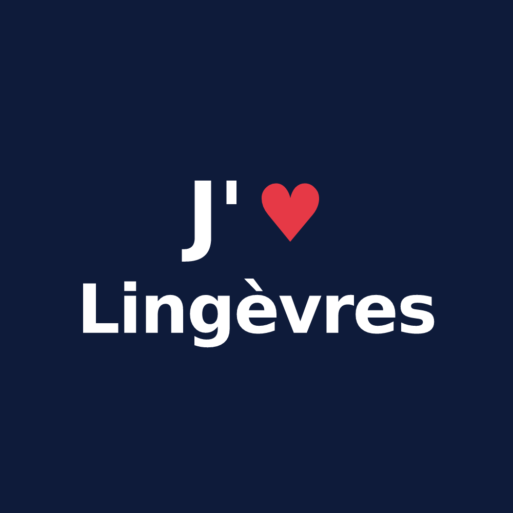 T-shirt personnalisé Lingèvres — design J'aime Lingèvres
