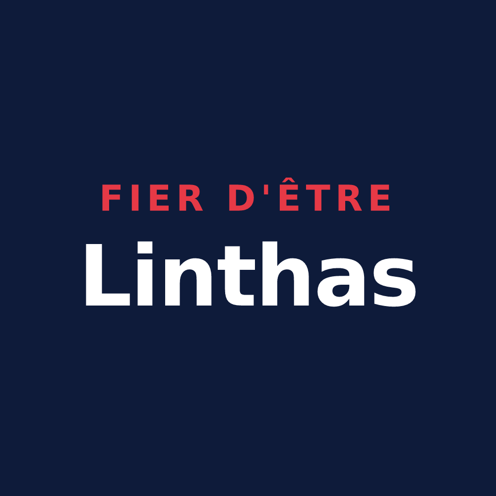 T-shirt « Fier d'être Linthas » — design pour Linthes