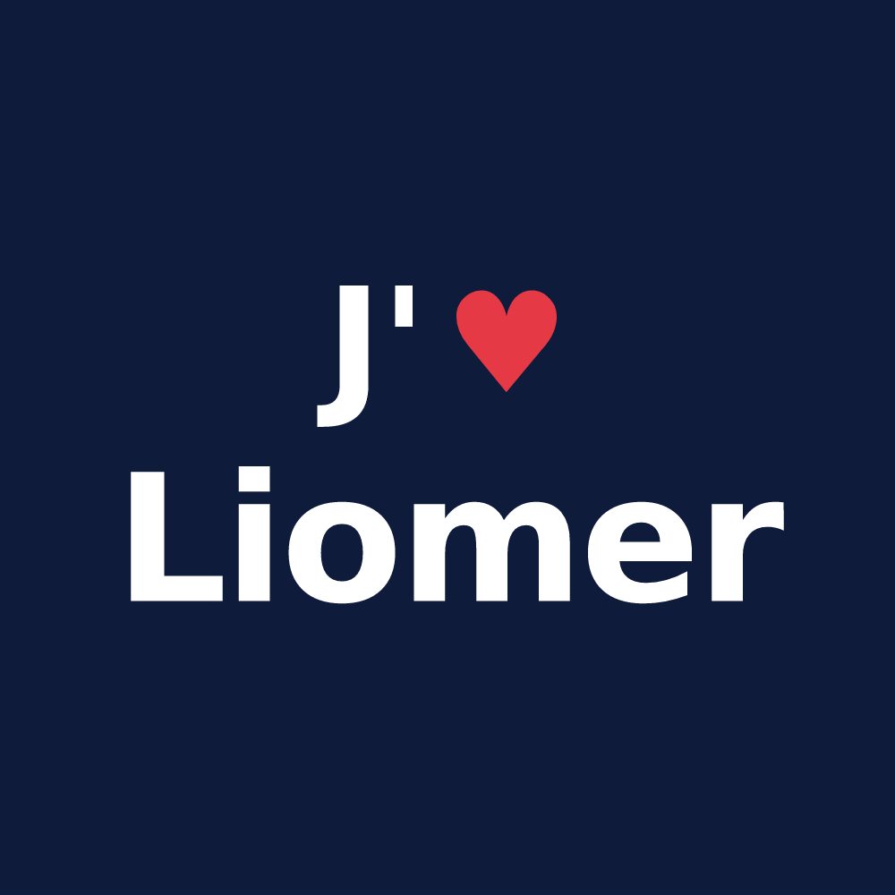 T-shirt personnalisé Liomer — design J'aime Liomer