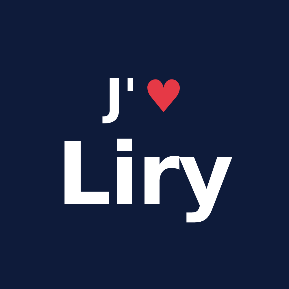T-shirt personnalisé Liry — design J'aime Liry