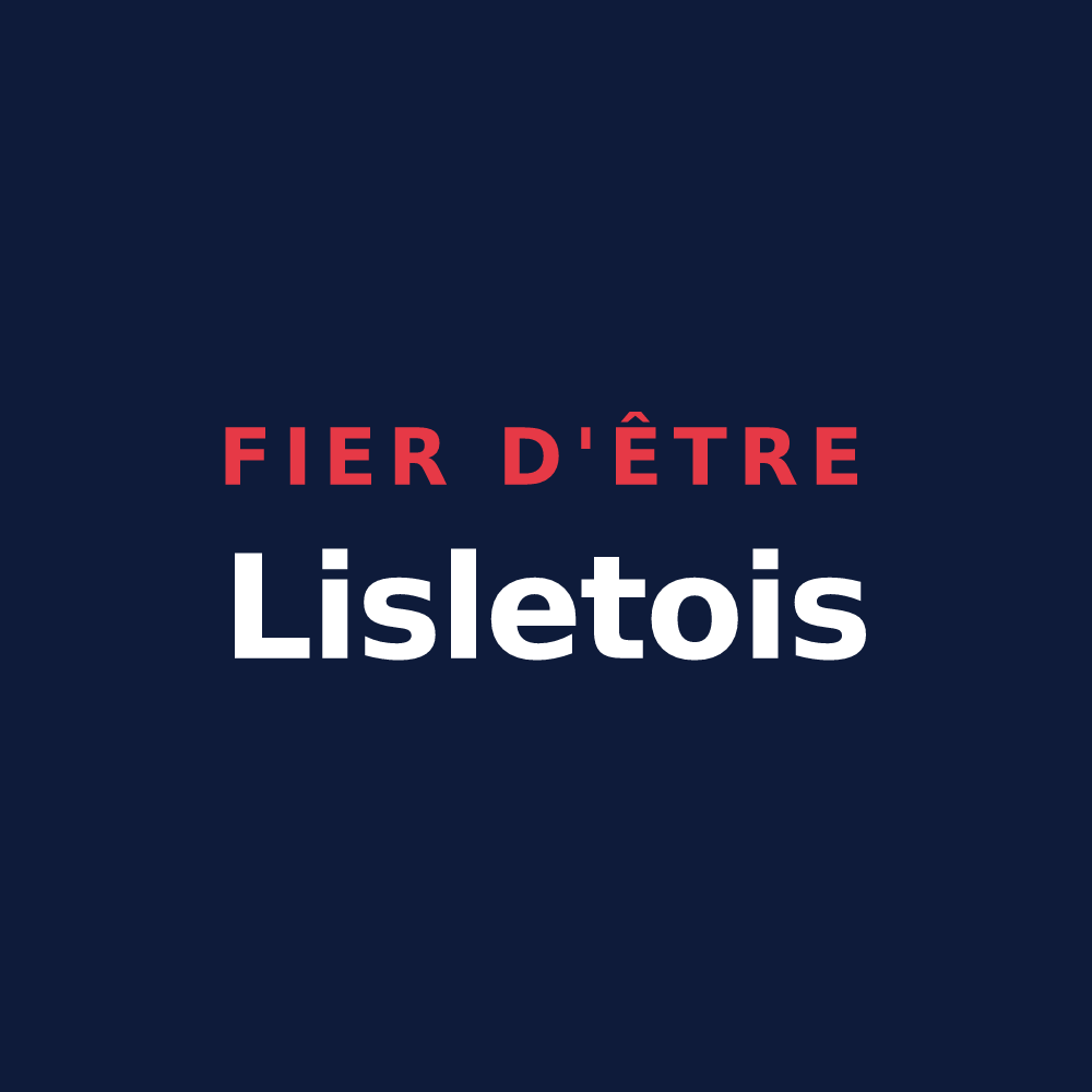 T-shirt « Fier d'être Lisletois » — design pour Lislet