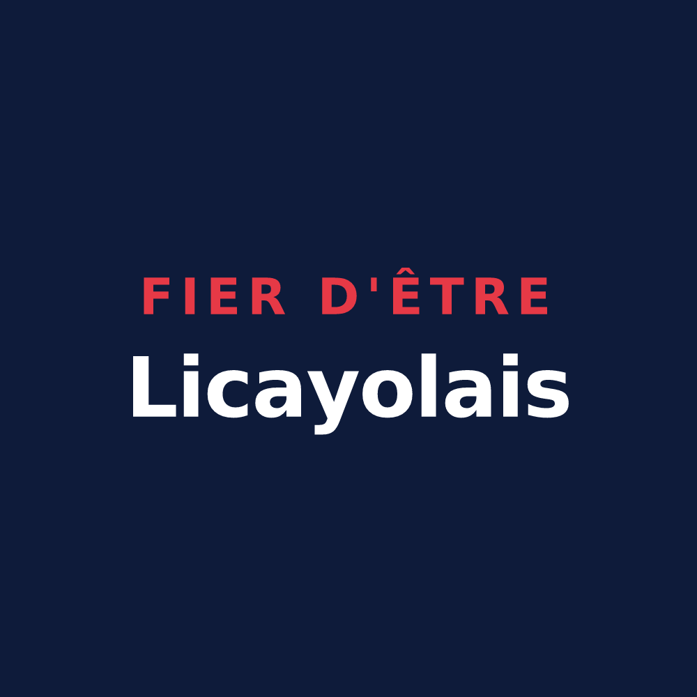 T-shirt « Fier d'être Licayolais » — design pour Lissay-Lochy