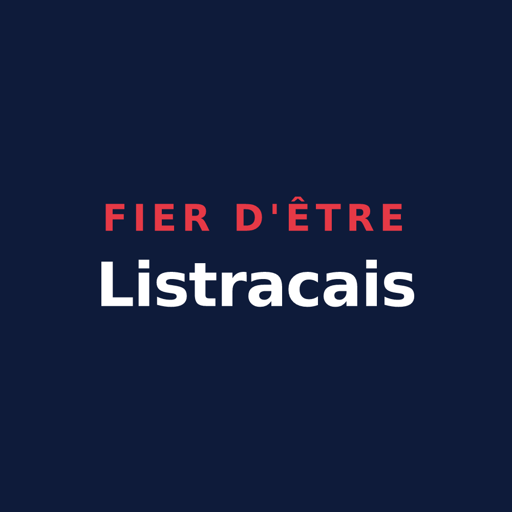 T-shirt « Fier d'être Listracais » — design pour Listrac-de-Durèze