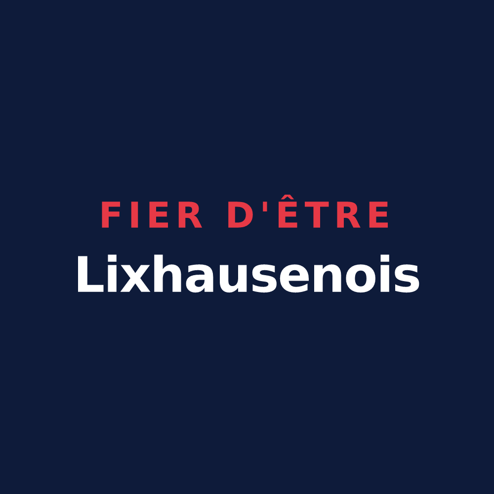 T-shirt « Fier d'être Lixhausenois » — design pour Lixhausen