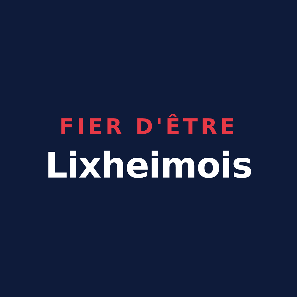 T-shirt « Fier d'être Lixheimois » — design pour Lixheim