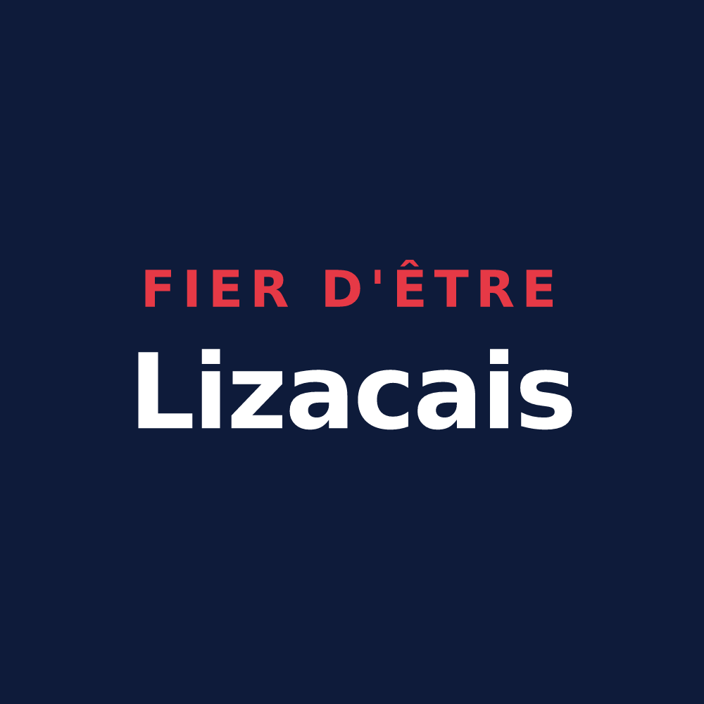 T-shirt « Fier d'être Lizacais » — design pour Lizac