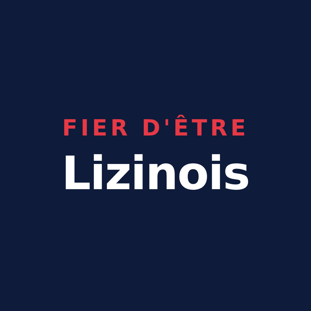 T-shirt « Fier d'être Lizinois » — design pour Lizines
