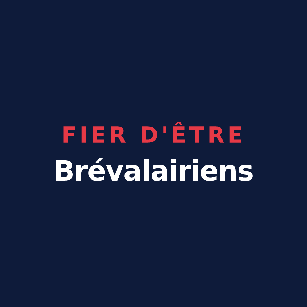 T-shirt « Fier d'être Brévalairiens » — design pour Loc-Brévalaire