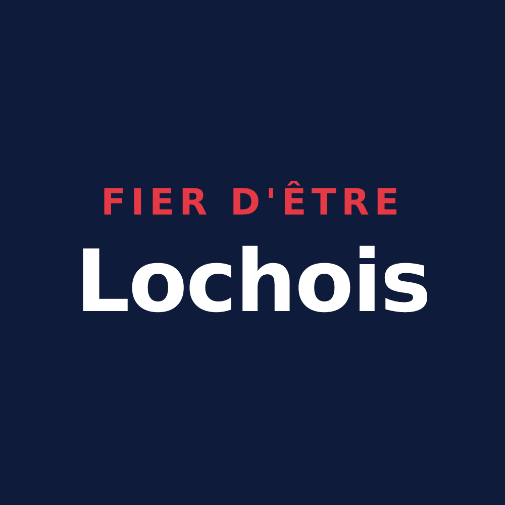 T-shirt « Fier d'être Lochois » — design pour Loches-sur-Ource