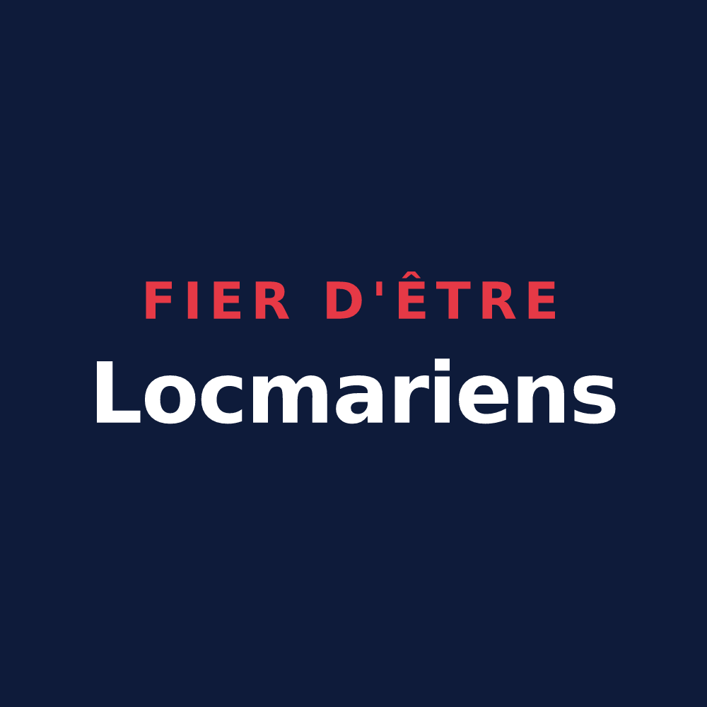 T-shirt « Fier d'être Locmariens » — design pour Locmaria-Grand-Champ