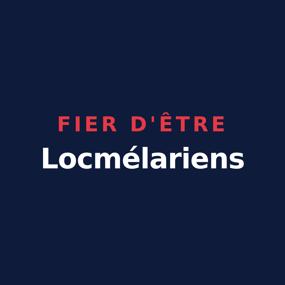 T-shirt « Fier d'être Locmélariens » — design pour Locmélar