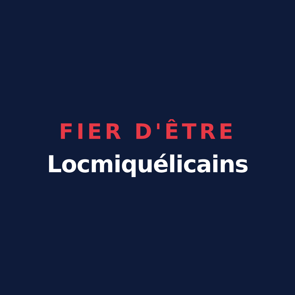 T-shirt « Fier d'être Locmiquélicains » — design pour Locmiquélic