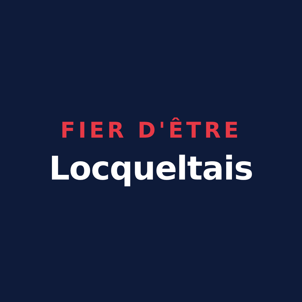 T-shirt « Fier d'être Locqueltais » — design pour Locqueltas