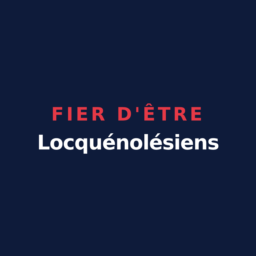 T-shirt « Fier d'être Locquénolésiens » — design pour Locquénolé