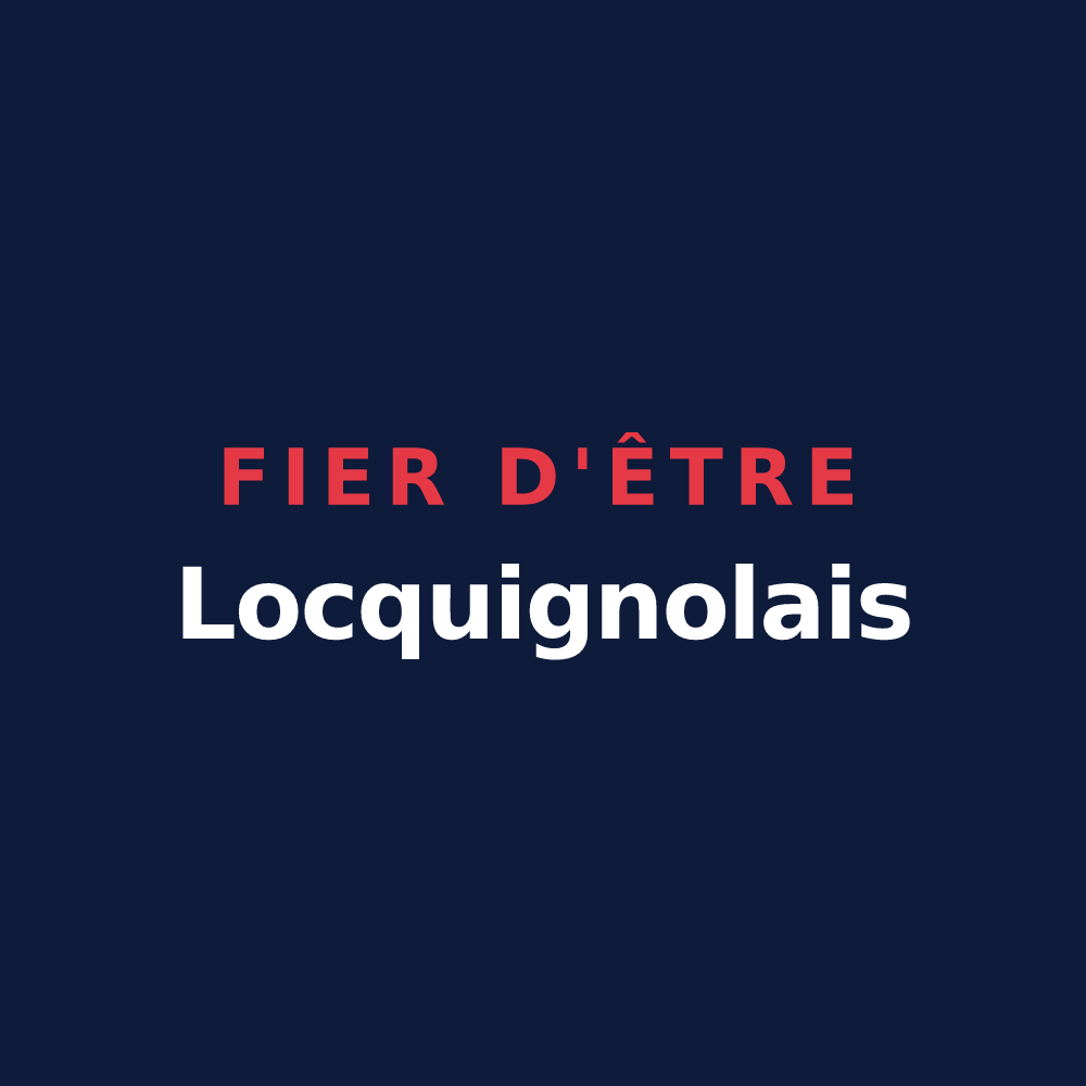 T-shirt « Fier d'être Locquignolais » — design pour Locquignol